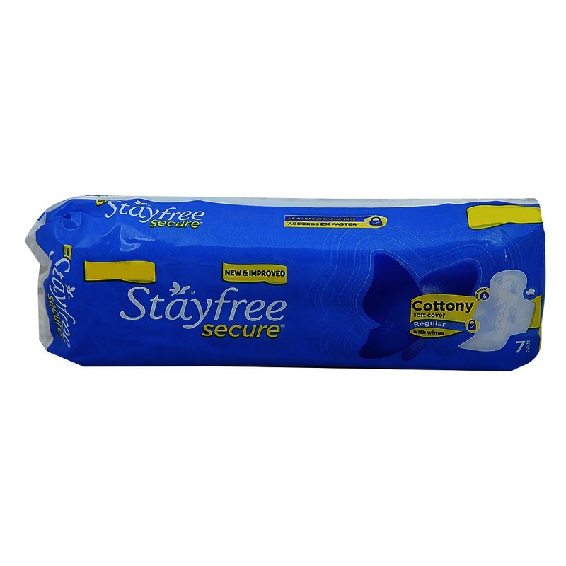 Stayfree Secure Cottony Soft Sanitary Napkin 7 N